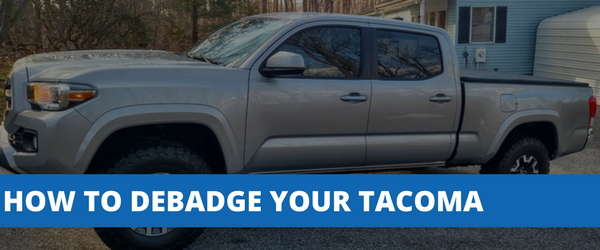 Debadging - How To Remove Your Tacoma Emblems Fast & Easy – Empyre Off-Road