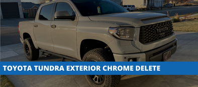 The Ultimate Guide To Deleting your Tundra’s Exterior Chrome