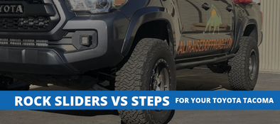 What's The Difference Between Rock Sliders & Steps / Nerf Bars For Your Tacoma?