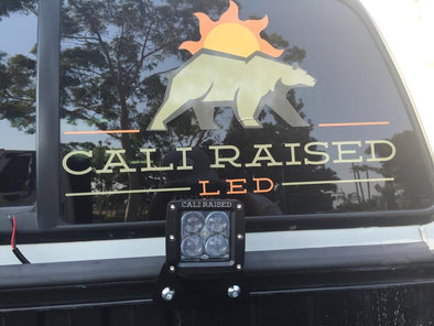 Toyota Truck Bed Rail LED Pod Mounting Brackets - Cali Raised LED